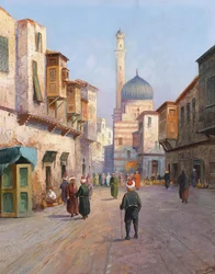 Scène de rue orientale